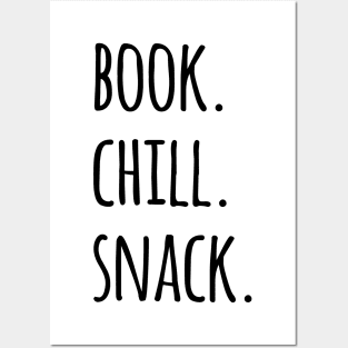 Book Chill Snack Posters and Art